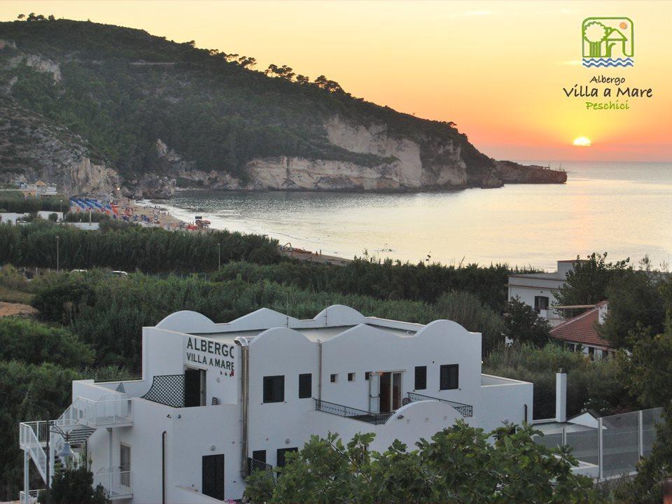 بيسْكيتْشّي Albergo Villa A Mare المظهر الخارجي الصورة